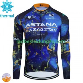 Radtrikot Winter Thermal Fleece Astana Qazaqstan 2024